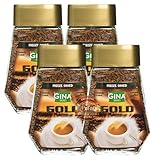 PUFAI Bundle – GINA Instant Kaffee Gold 100 g x 4 | Löslicher...