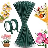 Niuny Blumendraht grün 150stk Basteldraht 2mm Durchmesser Floristendraht...