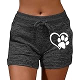 Damen-Trainingshose, offene Unterseite, schmale Passform, Sommer-Hose,...