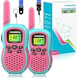FOREDOM J388C Walkie-Talkies für Kinder, 2er-Pack, große Reichweite, mit...