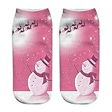 Generisch Halloween Socken, Weihnachtssocken Unisex Warme Weihnachten...