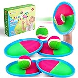 Weokeey Klettballspiel für Kinder Klettball Strandspielzeug Outdoor...