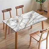 Morbuy Rechteckige Drucken Elastische Tischdecke, Rechteckig Tischdecke mit...