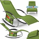 KESSER® Sonnenliege Relaxliege Schwungliege | Gartenliege | Gartenstuhl |...
