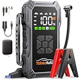 YaberAuto Starthilfe Powerbank mit Luftkompressor, 150PSI 5500A Auto...