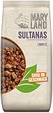 Maryland Sultanas 1kg Vorratspackung – Sultanas ungeschwefelt, natürlich...