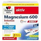 Doppelherz Magnesium 600 Intense + D3 DEPOT DIRECT - Hochdosiert mit 600 mg...