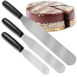 Robin Goods® 3-teiliges Set Streichmesser - Streichpalette aus rostfreiem...