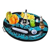 Schwimmender Getränkehalter für Pool – Spa-Zubehör, 9 Löcher, Flöße...