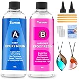 Teexpert Epoxidharz mit Härter, 16oz Hochglanz Epoxidharz Set,...