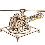 UGEARS Mini-Hubschrauber - 3D-Holzpuzzle-Bausatz - Einzigartige Puzzles...