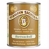 Hermann Sachse Hartwachsöl farblos - 2-in-1-Holzpflegeöl & -Wachs für...