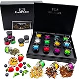 Hallingers Klassisches Tee-Set - 12 Sorten Tee Geschenkset mit Organizer,...