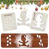 Wichtelschablone Fußabdrücke, Wichtel Schablone Weihnachten, Wichteltür...