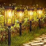 NEEMO 6 Stück Solarlampen für Außen Garten, Typisch Solarleuchten für...