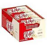 Nestlé KitKat White Schokoriegel, Knusper-Riegel mit weißer Schokolade...