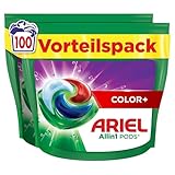 Ariel Waschmittel Pods All-in-1, Flüssigwaschmittel Kapseln 100...