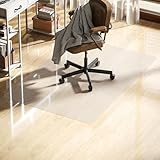 HOMCOM Bodenschutzmatte 100 x 150 cm Bürostuhl Unterlage in Transparent,...