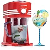 Salco Slush-Ice-Maker Slush-Eis-Maschine, 2 Betriebs-Modi für grobes und...