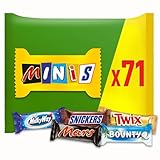 Snickers, Mars, Twix und weitere Mini Schokoriegel, Großpackung...