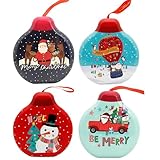 Plätzchenbox aus Weißblech, für Süßigkeiten, Leckereien, 4er-Set,...