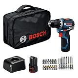 Bosch Professional 12V System Akku-Bohrschrauber GSR 12V-32 (Advanced...