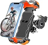 Glangeh Handyhalterung Fahrrad, [Sicheres Schloss] 360° Drehbar Universal...