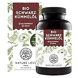 Bio Schwarzkümmelöl Kapseln - 240 vegane Kapseln ohne Gelatine -...
