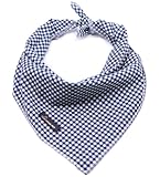 ARING PET Hunde Bandana, Baumwolle Karierte Bandanas Hundehalstuch, Dreieck...