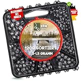 Zite Fishing Bleischrot-Sortiment 120g - Schrotblei zum Angeln in...