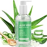 Aloe Vera Gel - 280ml Rein Naturkosmetik für Gesicht Körper Haarre,...