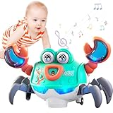 YOUYIKE Crab Baby Toy,Interaktive Krabbel-Krabbe Baby Spielzeug - Roboter...