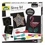 LENA String Art Flamingo & Stern, bunt