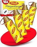 Aeroxon Fliegenfänger 16 Stück - Fliegenfalle Innenbereich,...