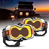 NOVSIGHT 4,5 Inch Arbeitsscheinwerfer led 12V Red Dot Award 2025 Winner...