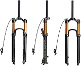 FKXSXAZ 26 27.5 29 Zoll MTB Fahrrad Federgabel Federweg 100mm Luftdämpfung...