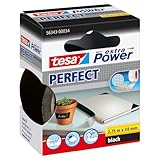 tesa extra Power Perfect Gewebeband - Gewebeverstärktes Ductape zum...