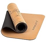 SUPERLETIC Kork Yogamatte Rutschfest Schadstofffrei - Limited Edition -...