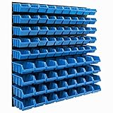 Lagersystem Wandregal 770 x 780 mm | 82 stck. Box | Stapelboxen...