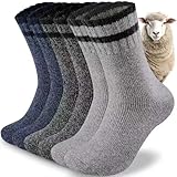 inaWarm Thermosocken Herren, Dicke Warme Wintersocken, Atmungsaktiv...