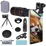 36X Long Focus Objektiv für Smartphones, Handy Teleobjektiv HD Zoom mit...