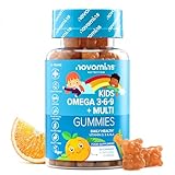 Omega 3 Gummibärchen Kinder - 30 Stück - Alternative zu Fischöl - Omega...