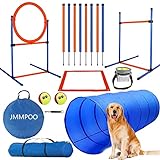 JMMPOO Agility Set Hunde, 65-Teiliges Agility Ausrüstung für...