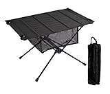 Camping Klapptisch – leichter Roll-Up mit 1680D Oxford-Stoff &...
