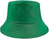 HAJRA® Unisex Baumwollhut, Sommer-Sonnenhut, einfarbig, ideal für Jagd,...