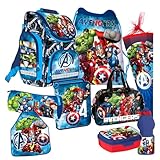 Avengers 9 Teile Set Schulranzen Ranzen Federmappe Tornister Schultüte 85...