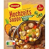 Maggi Guten Appetit, Hochzeits Suppe, 57g Beutel, ergibt 4 Teller, 1er Pack...