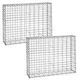 Estexo Spiral Steingabionen, Gabione, Steinkorb, Wand, Drahtkorb, Mauer (2...