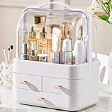 RMAN Make Up Organizer 180° Drehung mit Deckel Staubdicht Kosmetik Beauty...