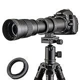 JINTU 420-800mm F/8.3 Teleobjektiv Zoom Linsen Manuelle MF für Canon DSLR...